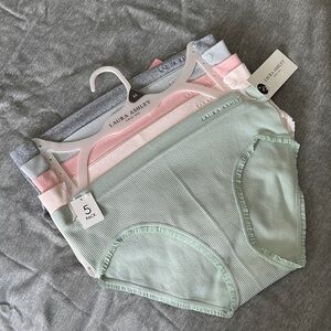 Laura Ashley Pastel Panty Set - 5 Pack